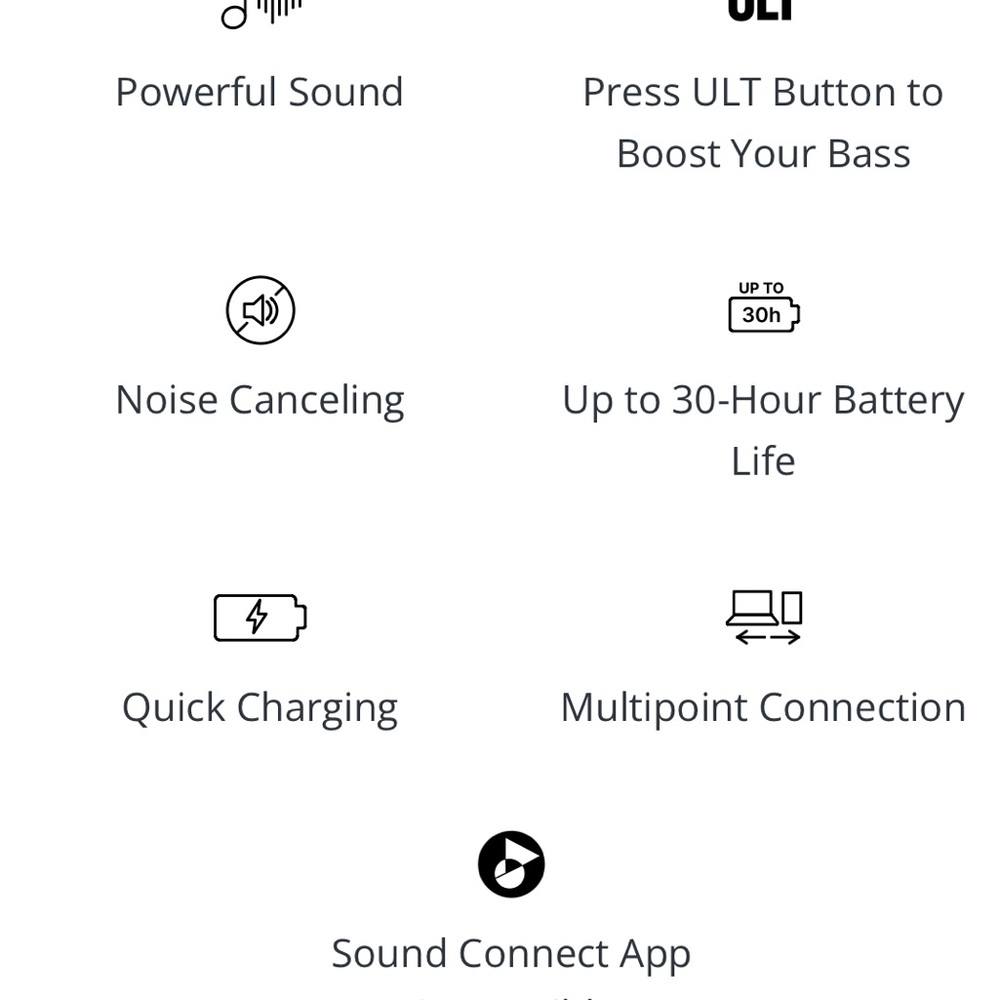 🖤Sony ULT WEAR Noise Canceling Wireless Headphones ONLY - Picture 17 of 17